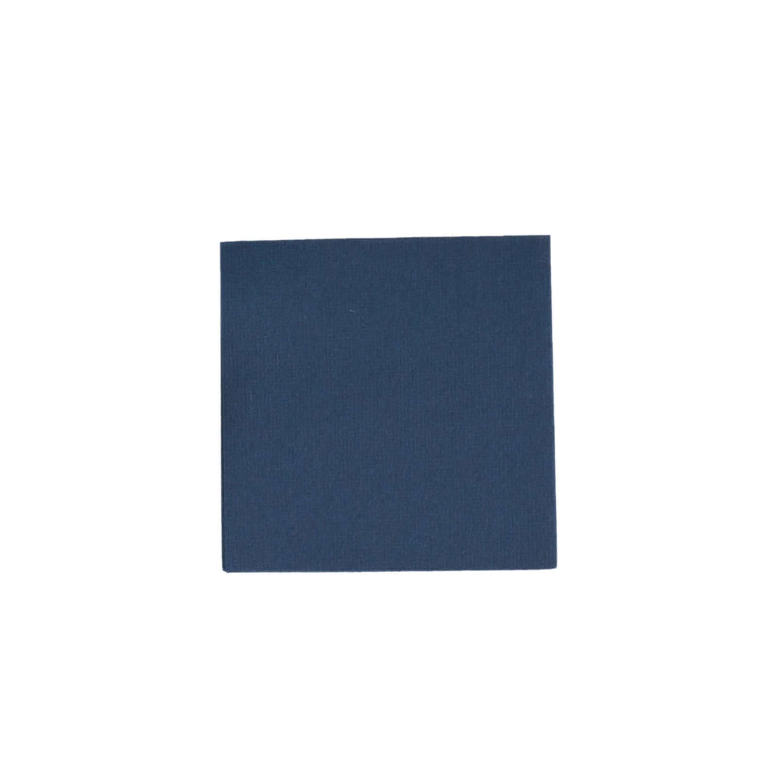 20-Pack Paper Linen-Like Cocktail Napkins Navy Blue - Disposable 5"x5" Airlaid Soft Napkins