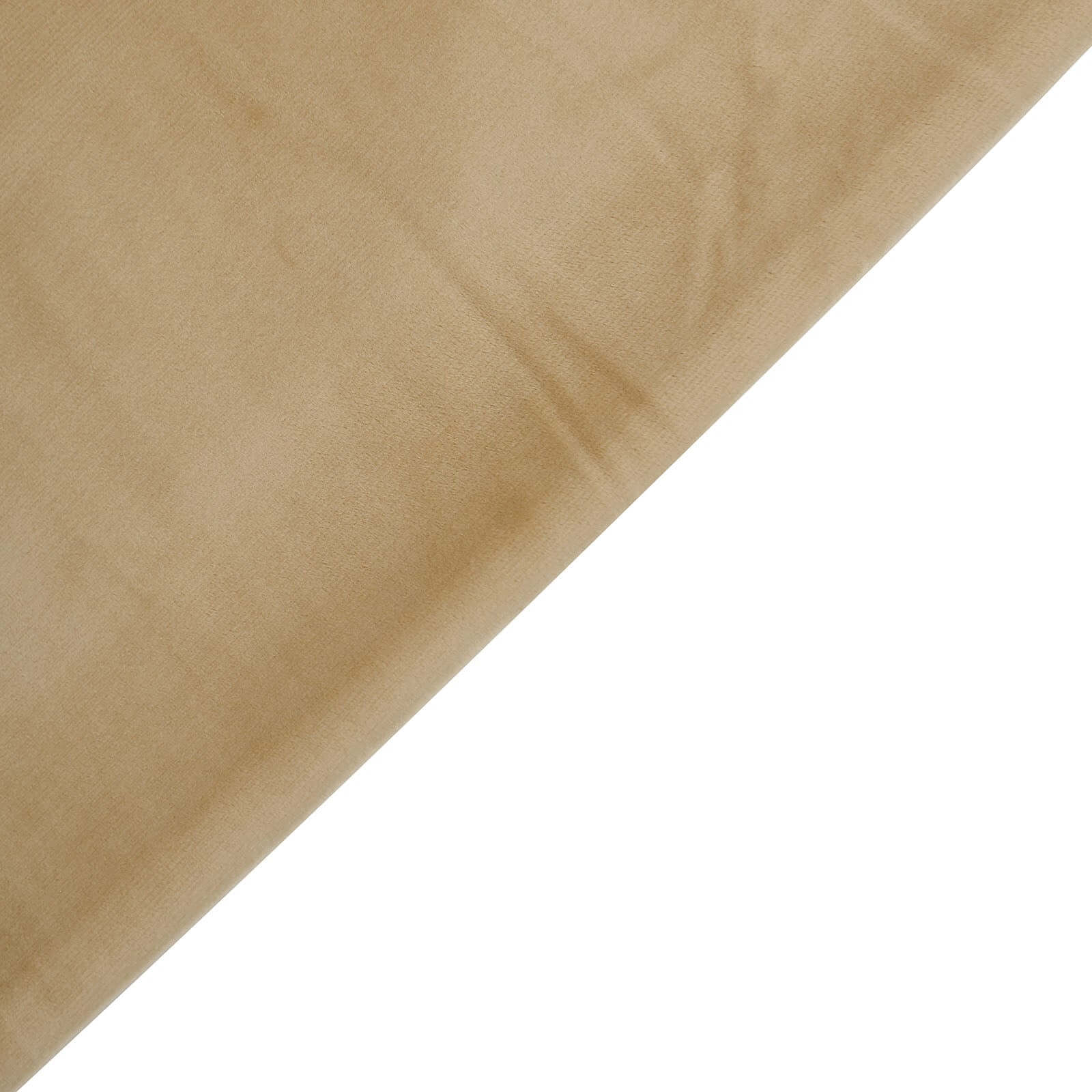 2 Pack 18" Champagne Soft Velvet Square Throw Pillow Cover