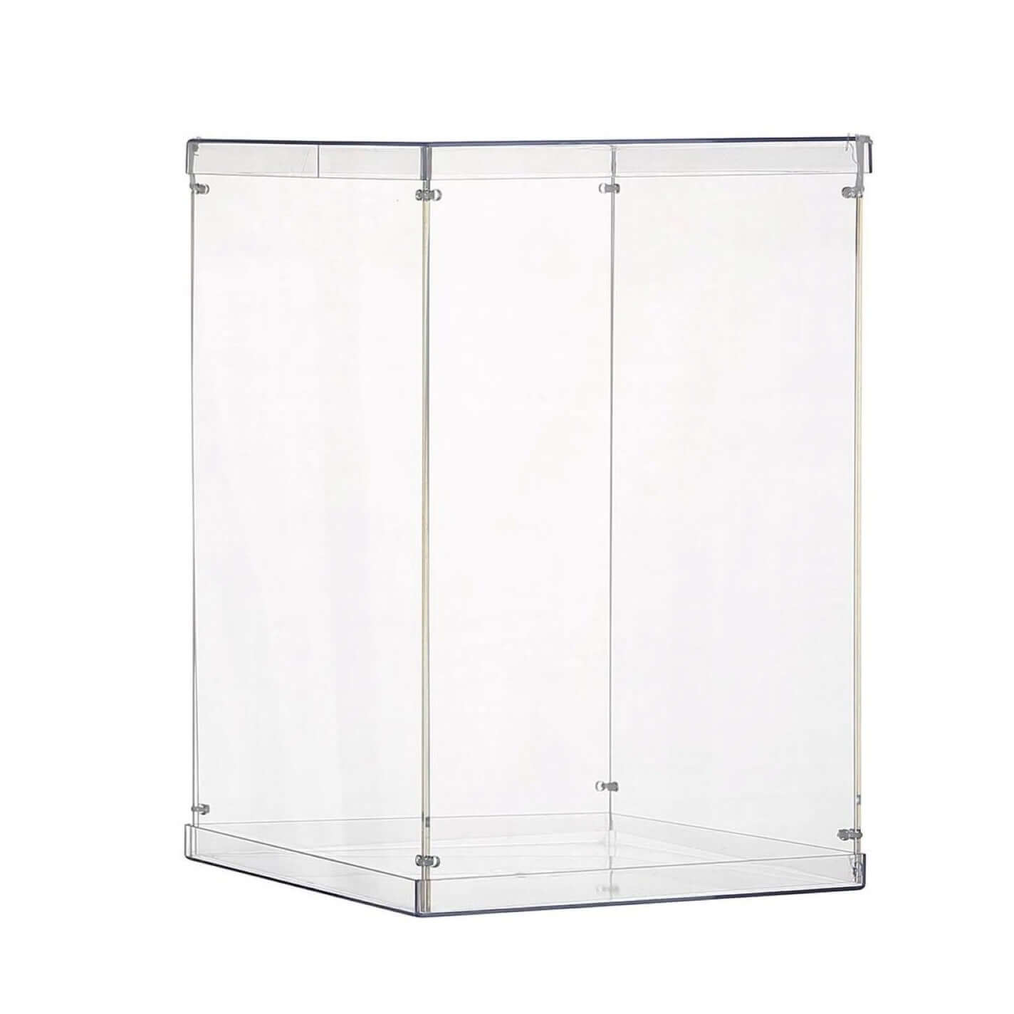 Acrylic Pedestal Riser Display Box Transparent Clear - Functional Centerpiece for Weddings and Parties 16"
