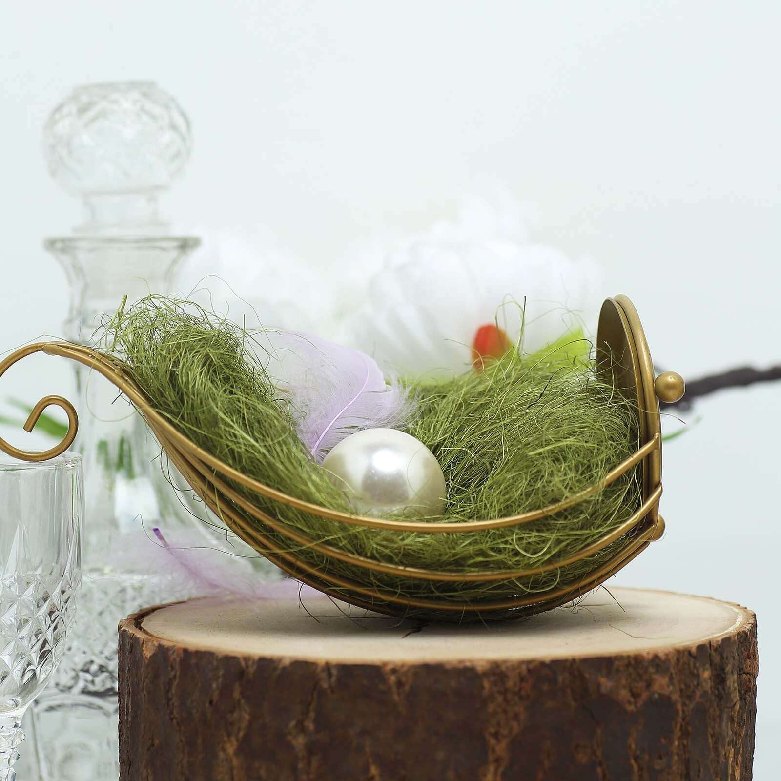 Natural Preserved Moss Grass DIY Gift Box Fillers Green - Craft Decoration Supplies 50g