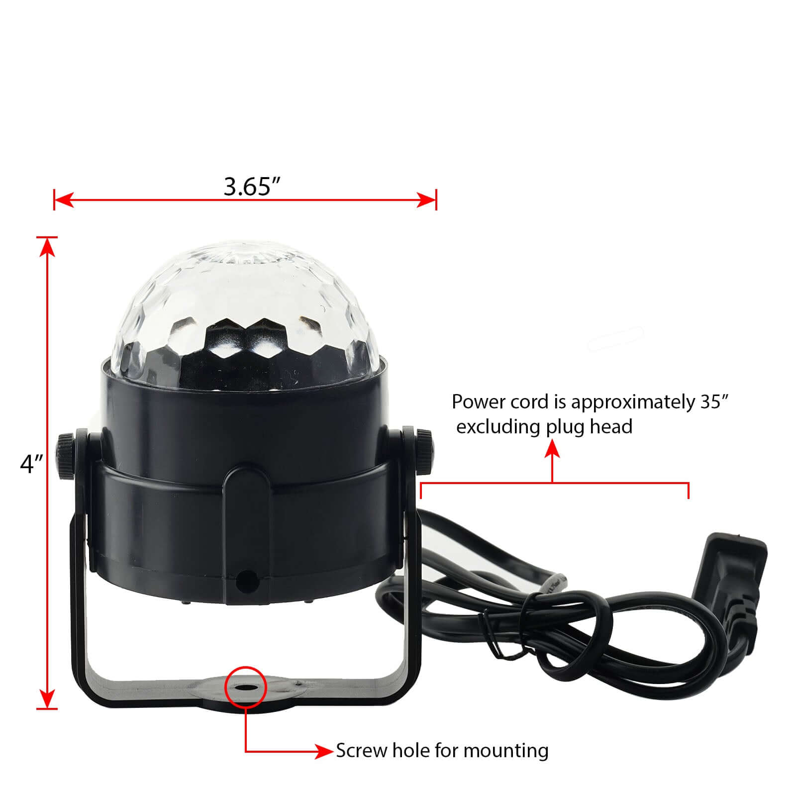 Honeycomb Sound Activated Party Disco Ball RGB Stage Light
