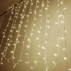 30ft Warm White 100 LED Connectable String Lights, 120V Fairy Lights