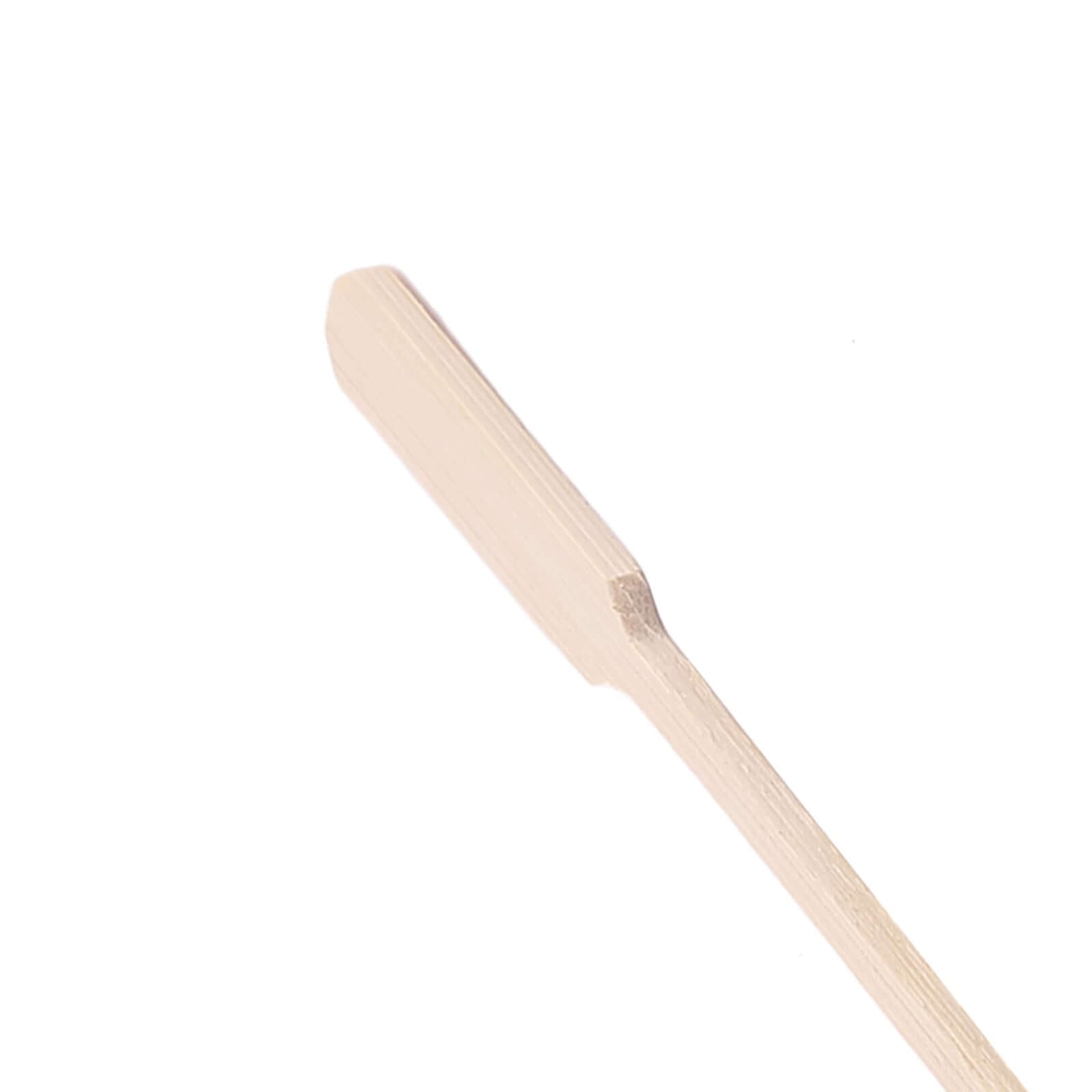 100-Pack Bamboo Cocktail Sticks Paddle Decorative Top Design - Eco Friendly Party Picks 10"