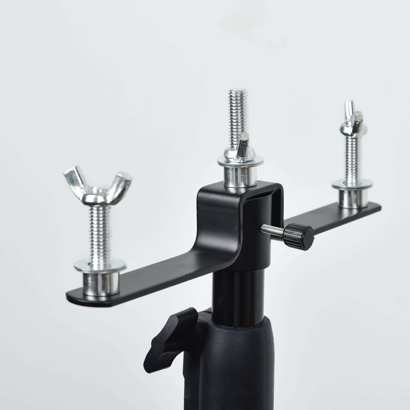 10ft DIY Adjustable Triple Crossbar Kit and Mounting Brackets For Backdrop Stands