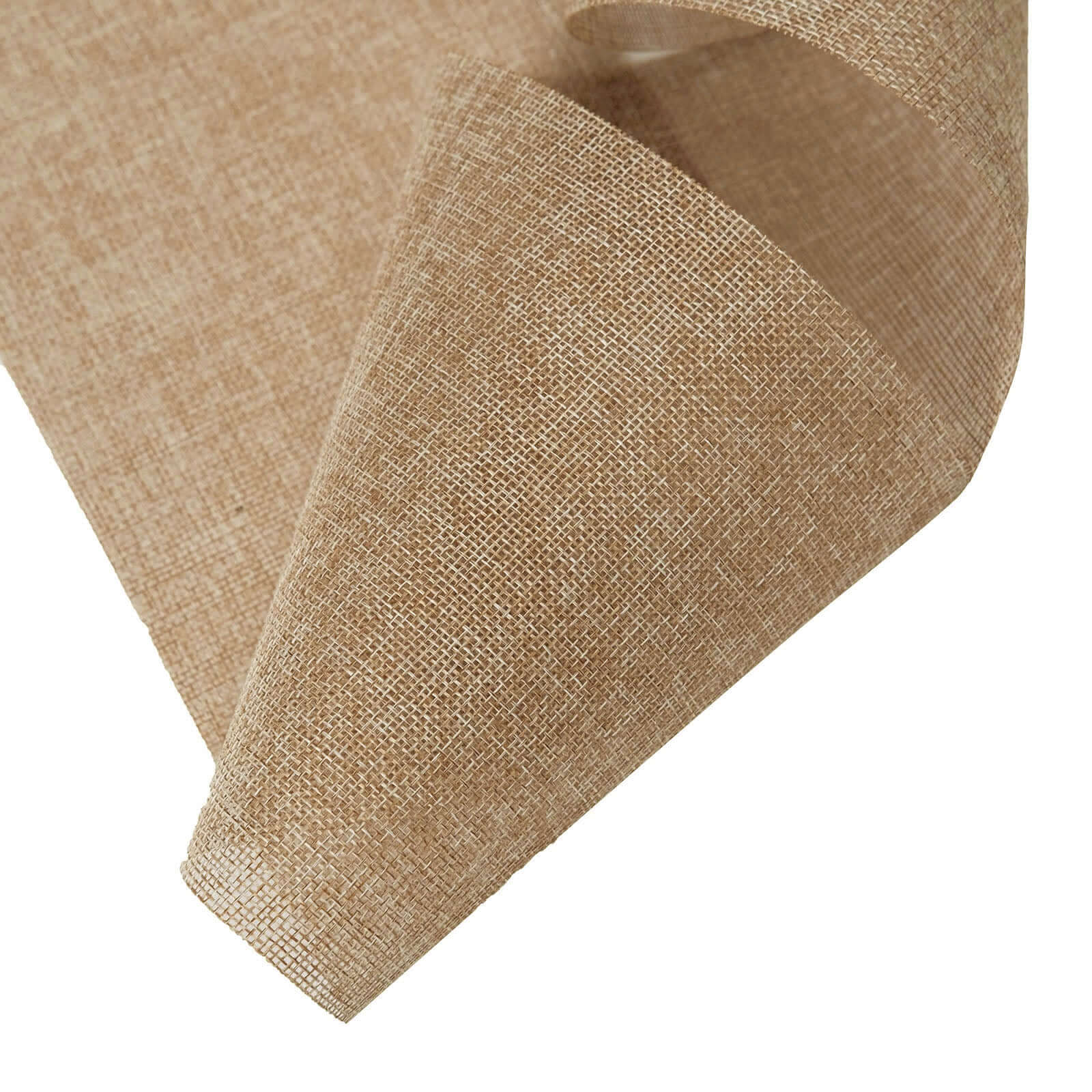 6"x10 Yards Natural Polyester Burlap Fabric Roll