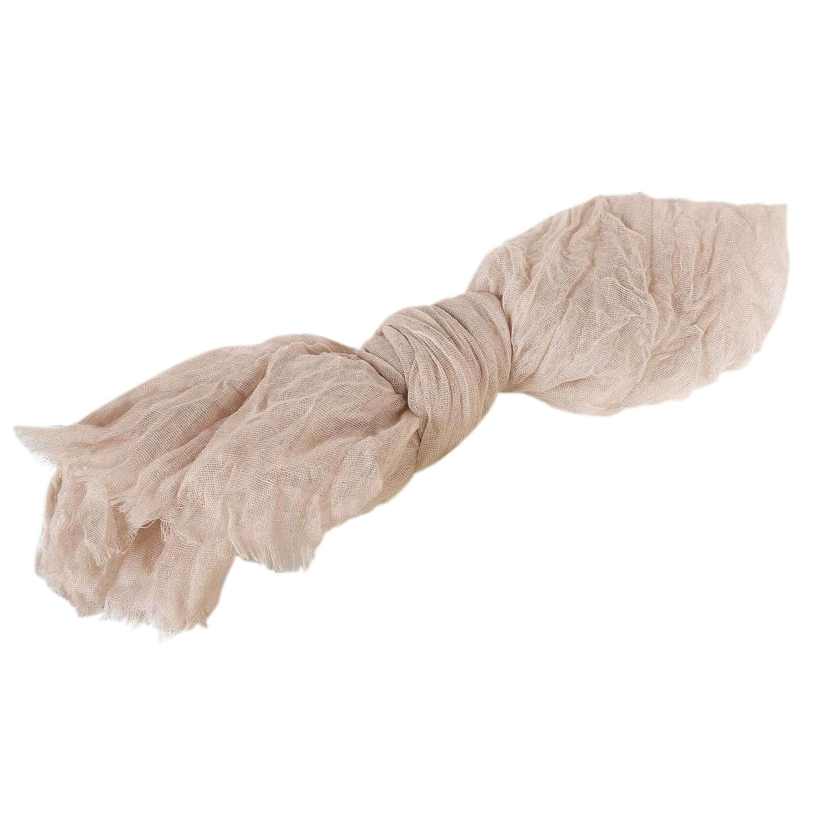 5 Pack Gauze Cheesecloth 24"x19" Napkins Nude Beige Reusable Dinner Napkins