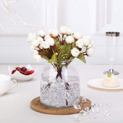 300 Pcs Acrylic Ice Bead Vase Fillers Large Clear - Stylish DIY Craft Crystals for Event Decor & Wedding Tables