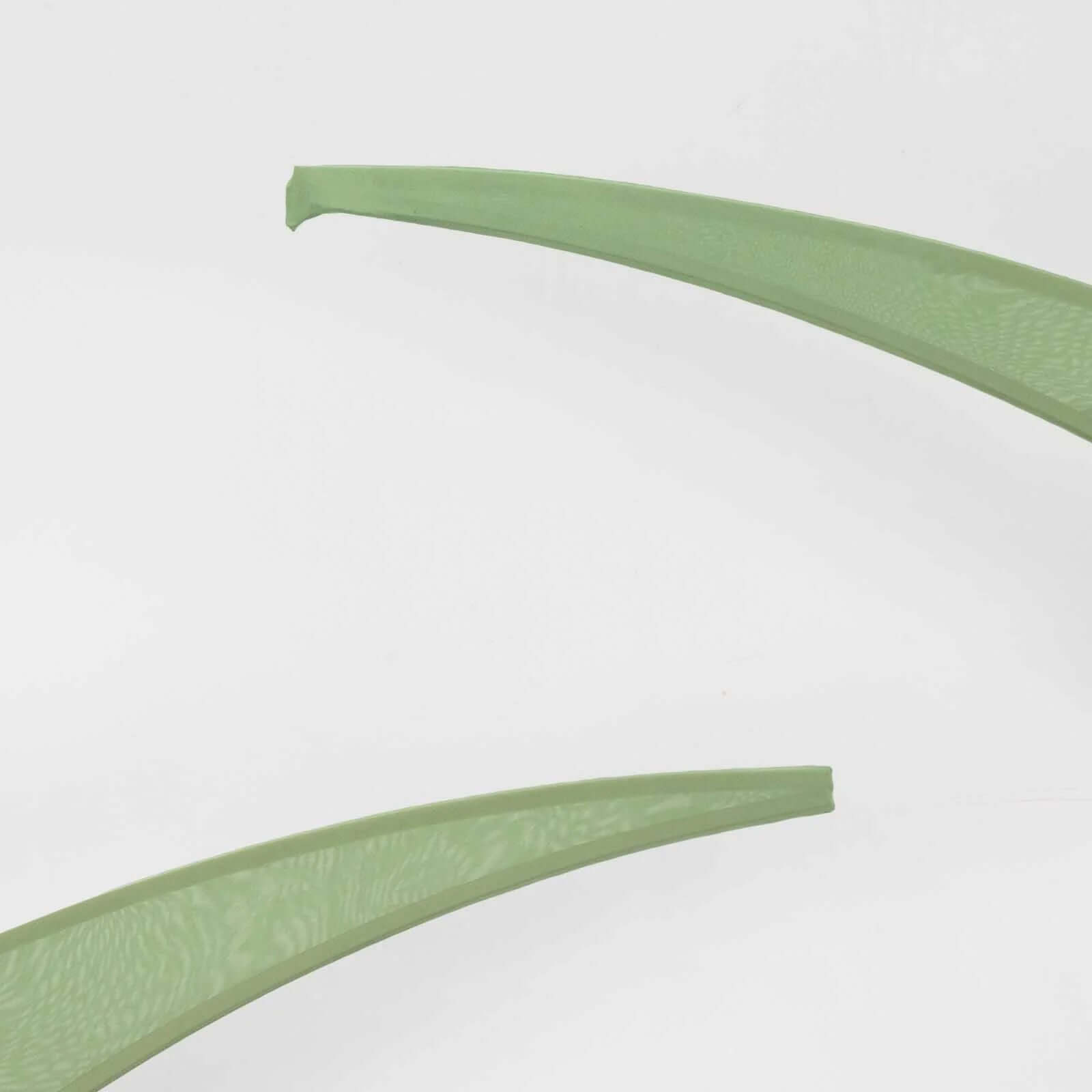 Set of 2 Sage Green Spandex Half Crescent Moon Backdrop Stand Covers, Custom Fitted Wedding Arch Cover for Curved Arbor Flower Balloon Frame
