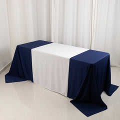 Wide Premium Polyester 36"x72" Table Runner White - Sublimation Printable Banner for Customized Event Branding