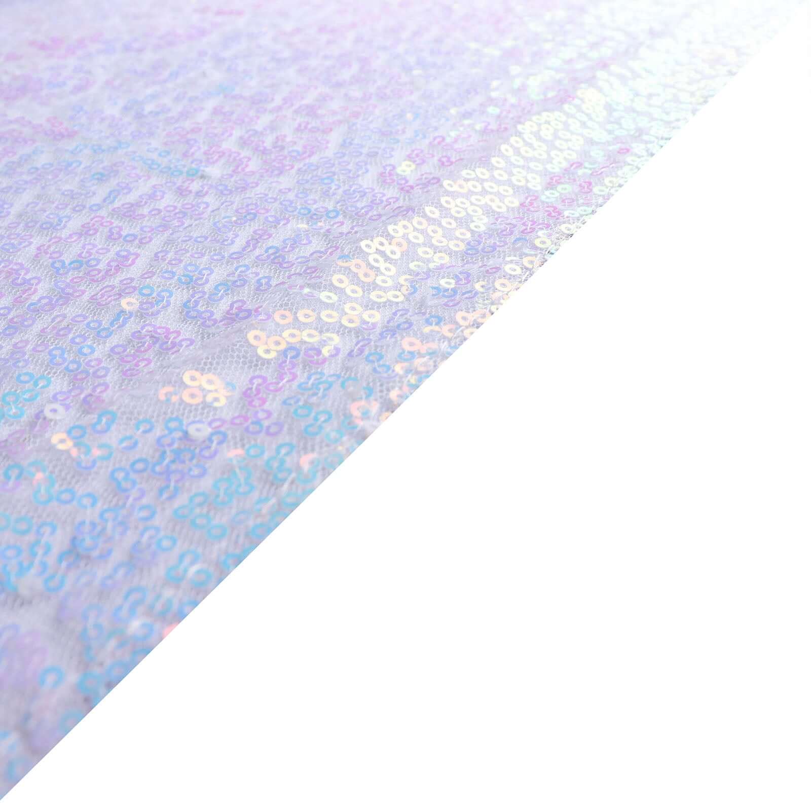 Sequin 20"x20" Napkin Iridescent Blue - Shimmering Dinner Napkin