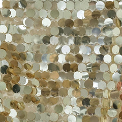Big Payette Sequin 13"x108" Table Runner Champagne - Dazzling Design