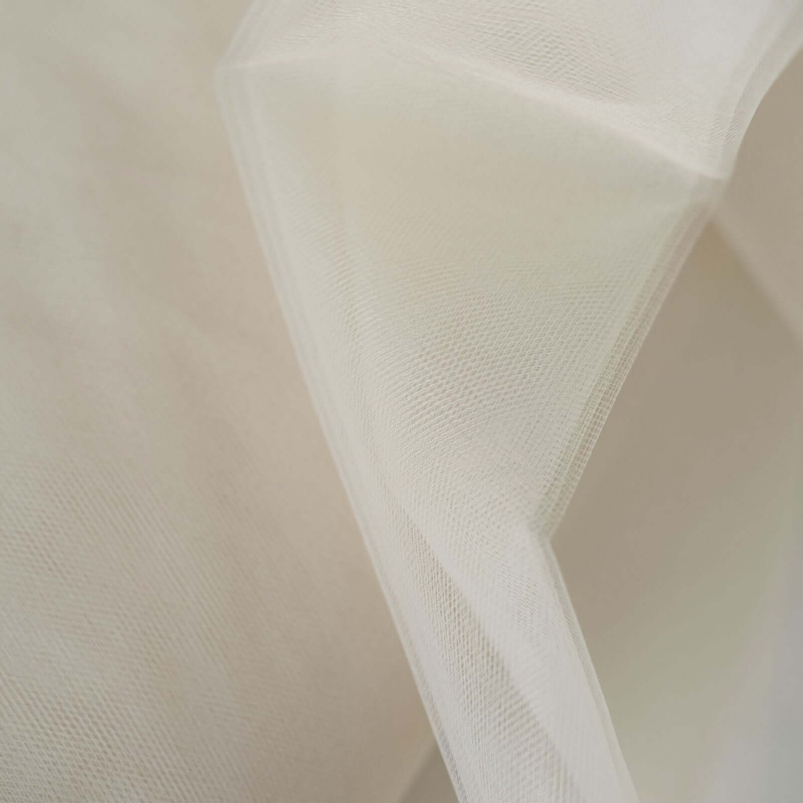 108"x50 Yards Beige Tulle Fabric Bolt, DIY Craft Fabric Roll