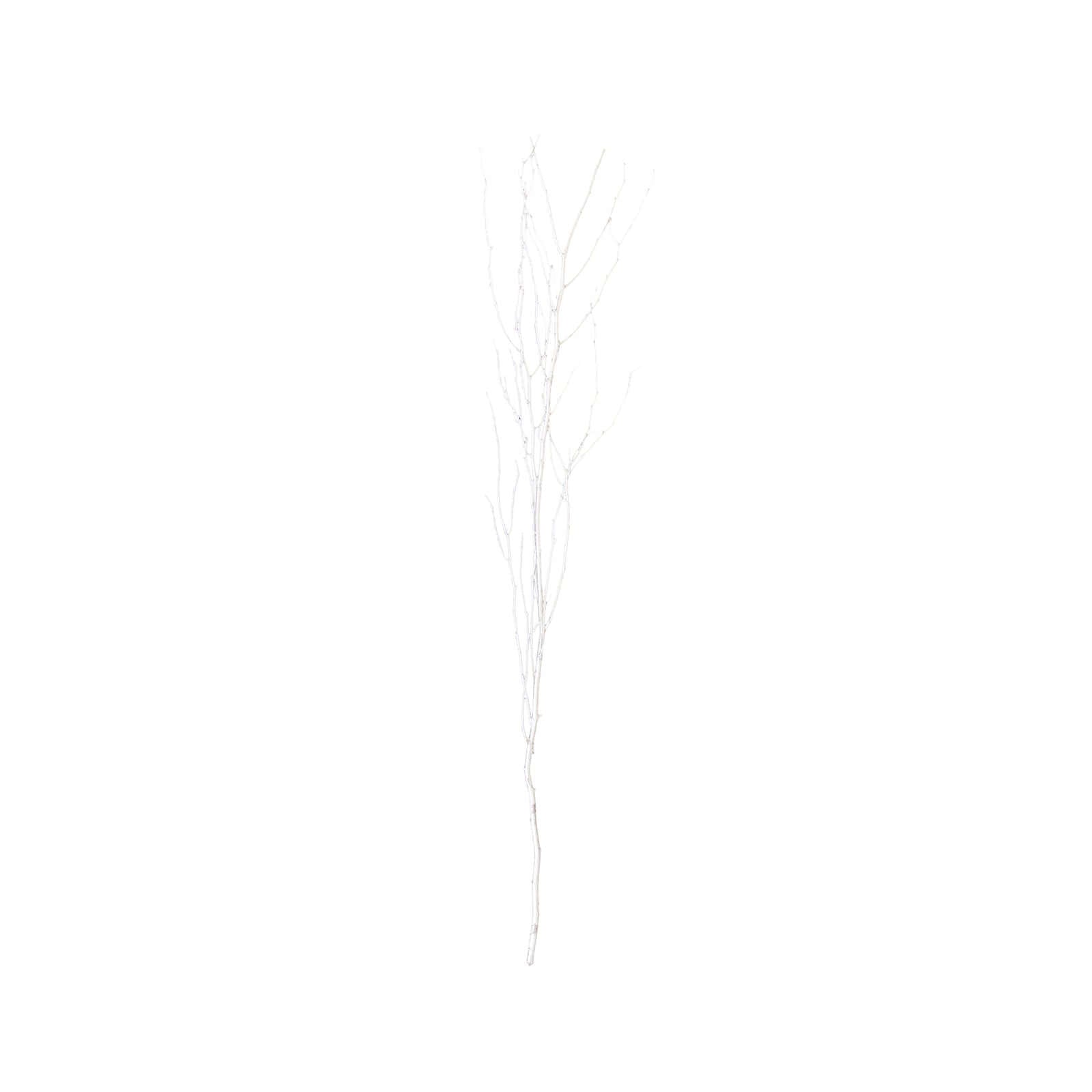 6-Pack Natural Birch Tree Branches 46" Metallic Silver - Versatile Extra Long Decorative Dried Willow Twigs Sticks for Vase Centerpiece Wedding Decor