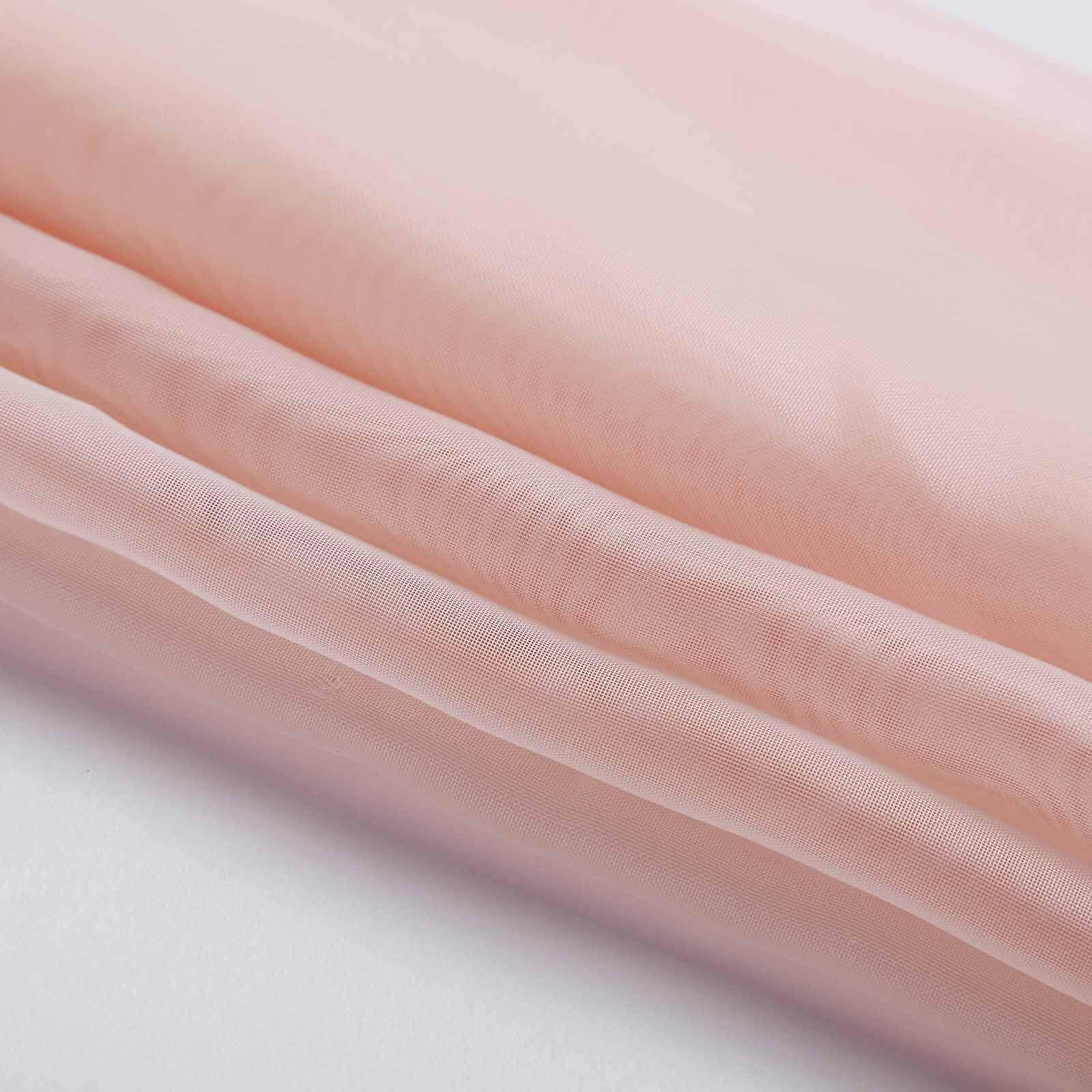10ftx30ft Blush Sheer Ceiling Drape Curtain Panels Durable Flame Resistant Fabric