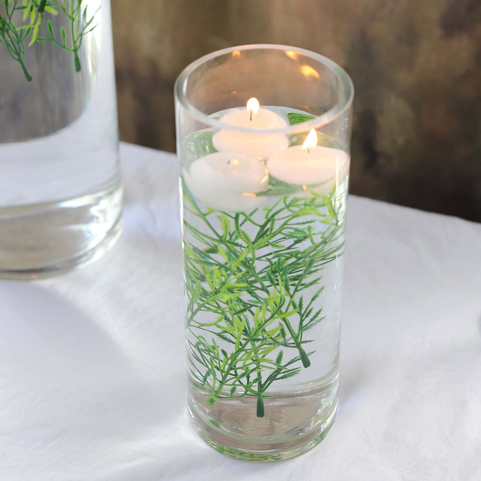 25-Pack Artificial Fern Leaf Branch Stems Green - Versatile Faux Stems for Floral Bouquets Vase Displays & Event Decor 6"