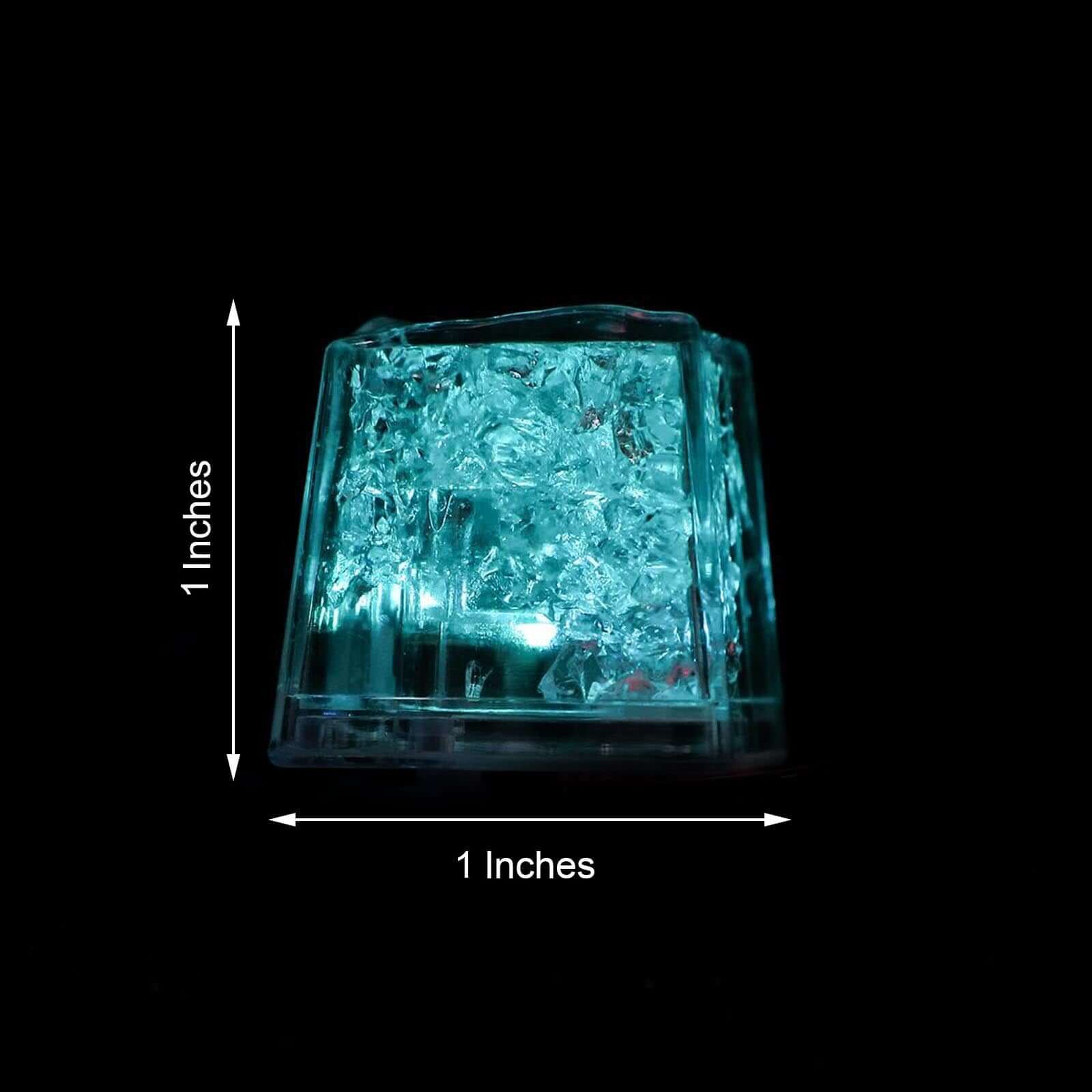 12-Pack LED Ice Cubes Submersible Multicolor Design - Adjustable Waterproof Party Lights