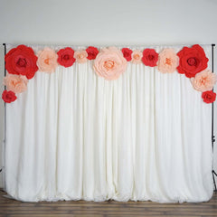 2 Pack 24" Large Red Real Touch Artificial Foam DIY Craft Roses