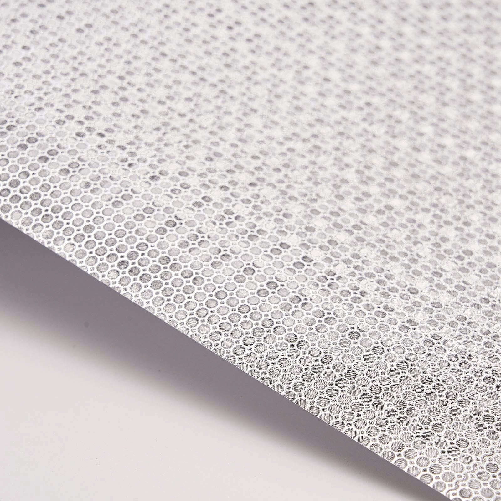 9ft Silver Glamorous Sequin Print Table Runner, Disposable Paper Table Runner