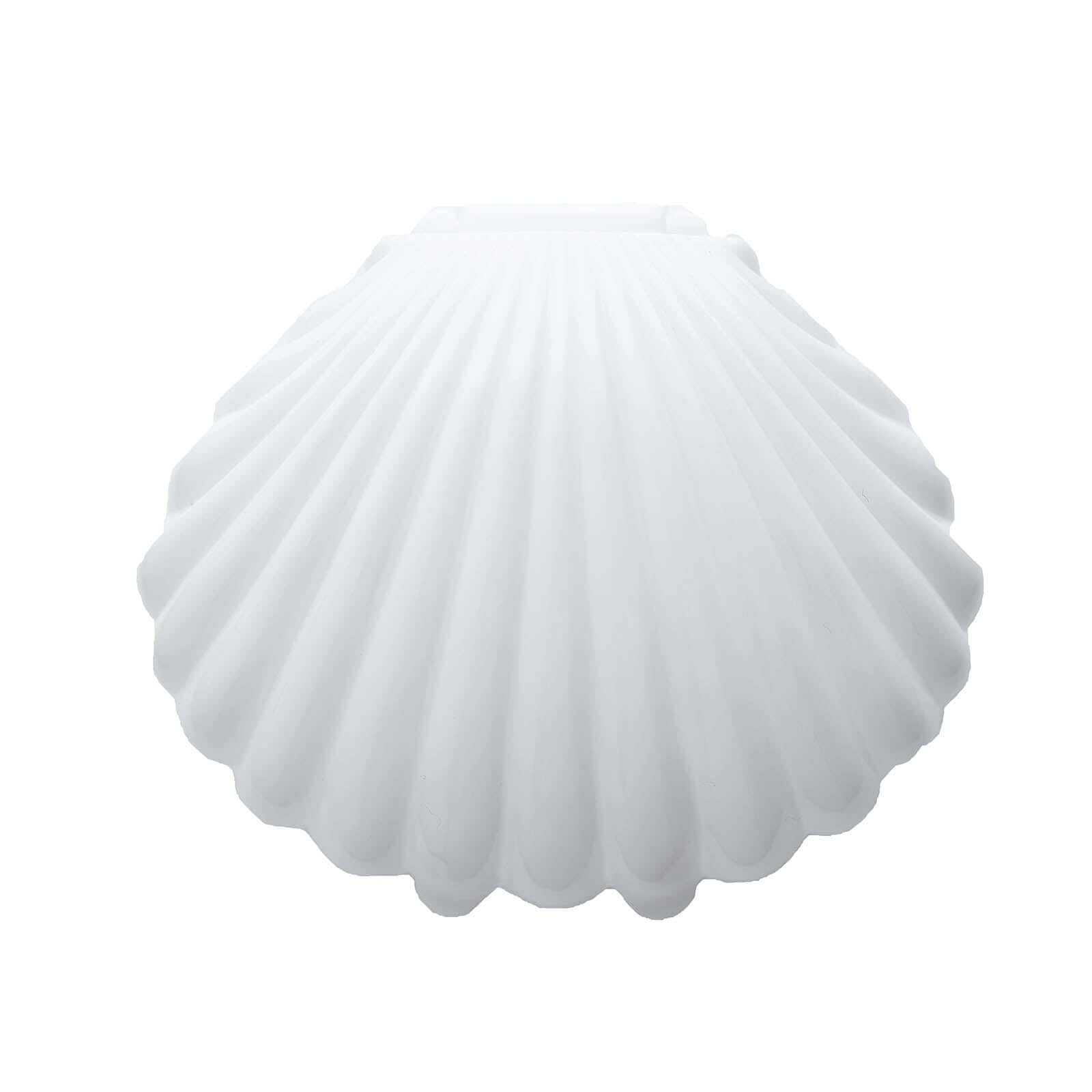 12-Pack Seashell Candy Container Gift Boxes White Beach Theme - Decorative Mini Favor Boxes for Jewelry 3.5"