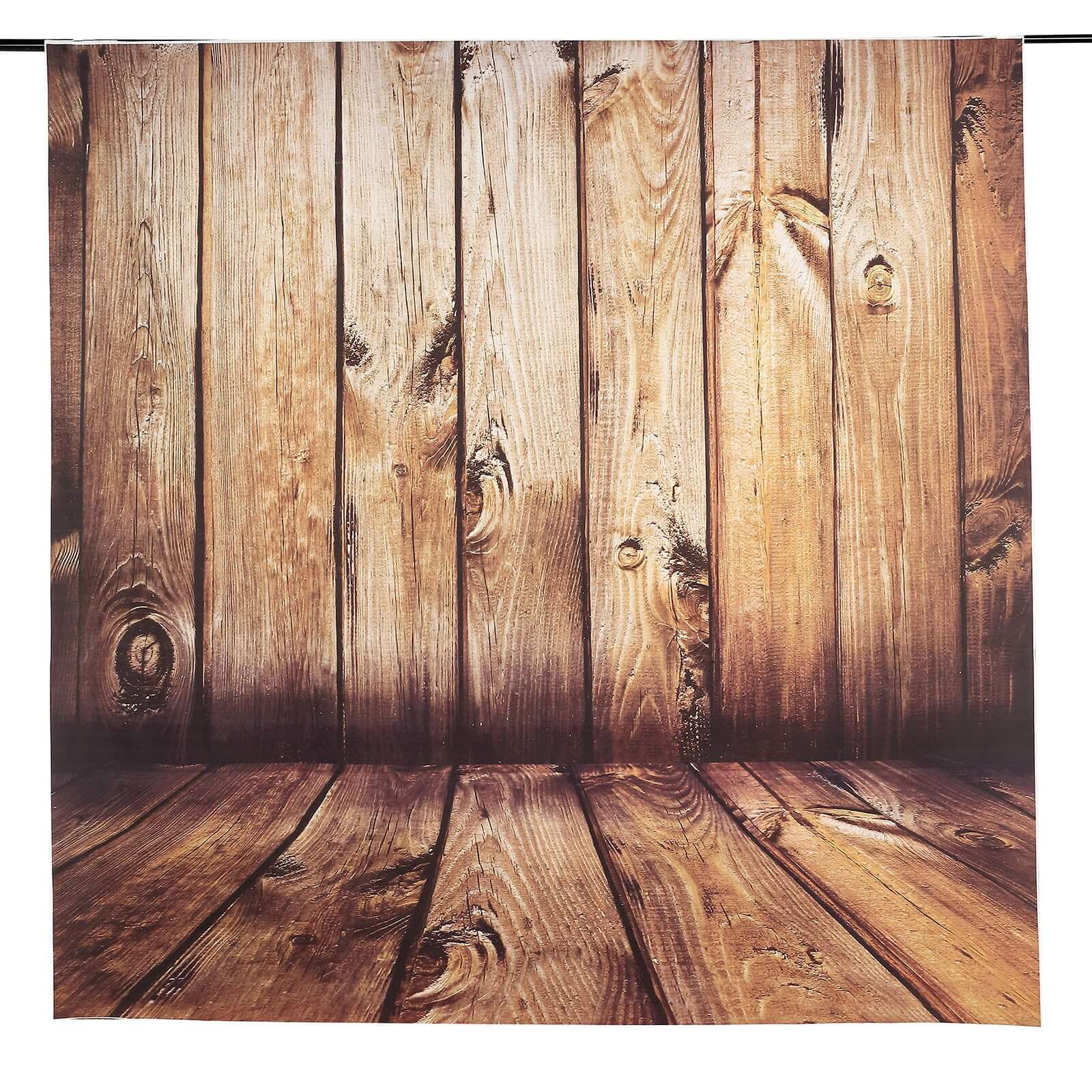 8ftx8ft Rustic Vintage Wood Panels Print Vinyl Photography Backdrop