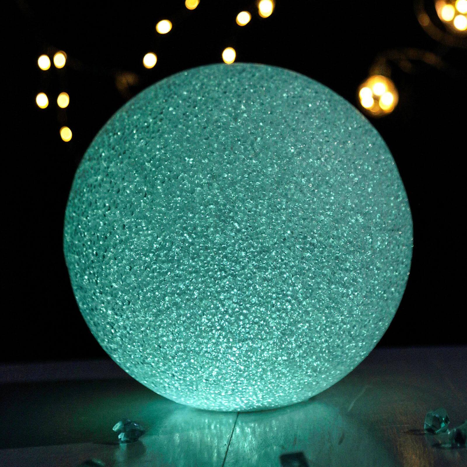 LED Color Changing Light Globe - Battery Operated Ball Centerpiece 10"
