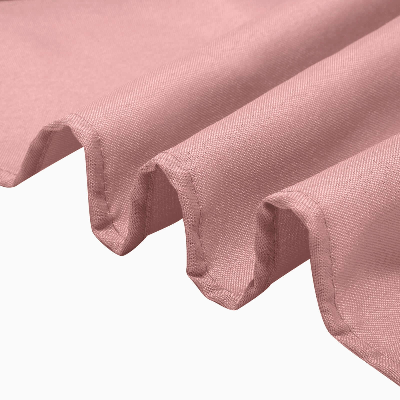 Polyester Square 90"x90" Tablecloth Dusty Rose - Wrinkle-Resistant & Durable Table Cover