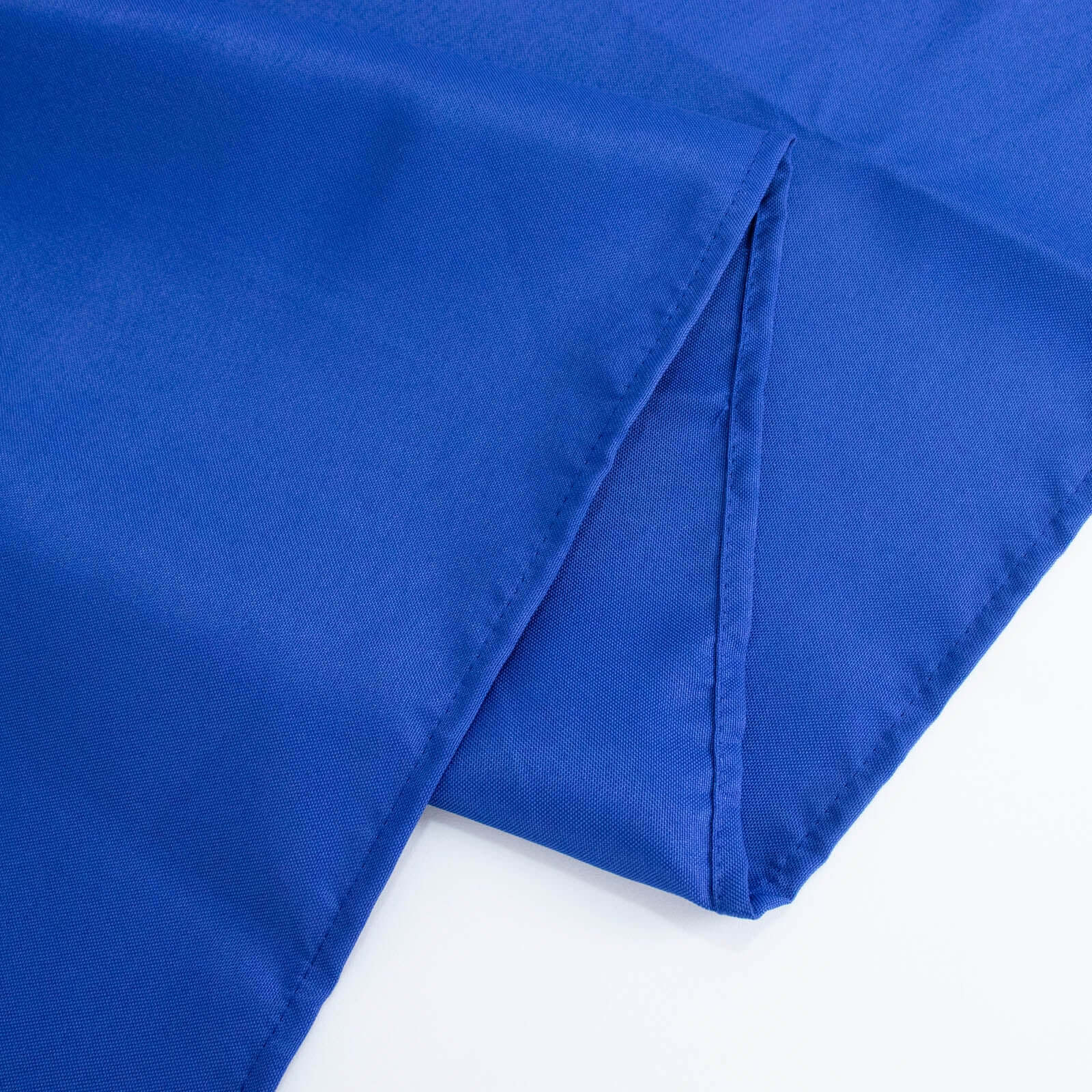 Premium Polyester 90" Round Tablecloth Royal Blue - Stain and Wrinkle-Resistant Design with 220GSM Thickness Table Cover