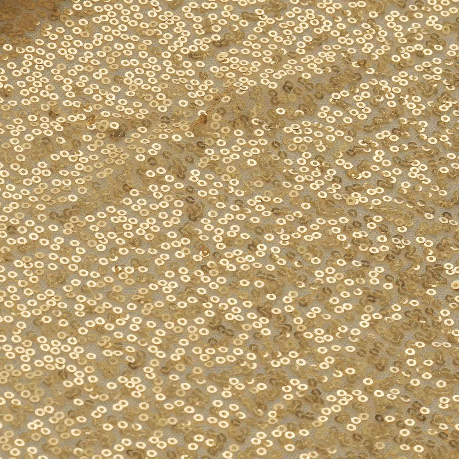 Sequin 12"x108" Table Runner Gold - Glittering Design for Stylish Celebrations