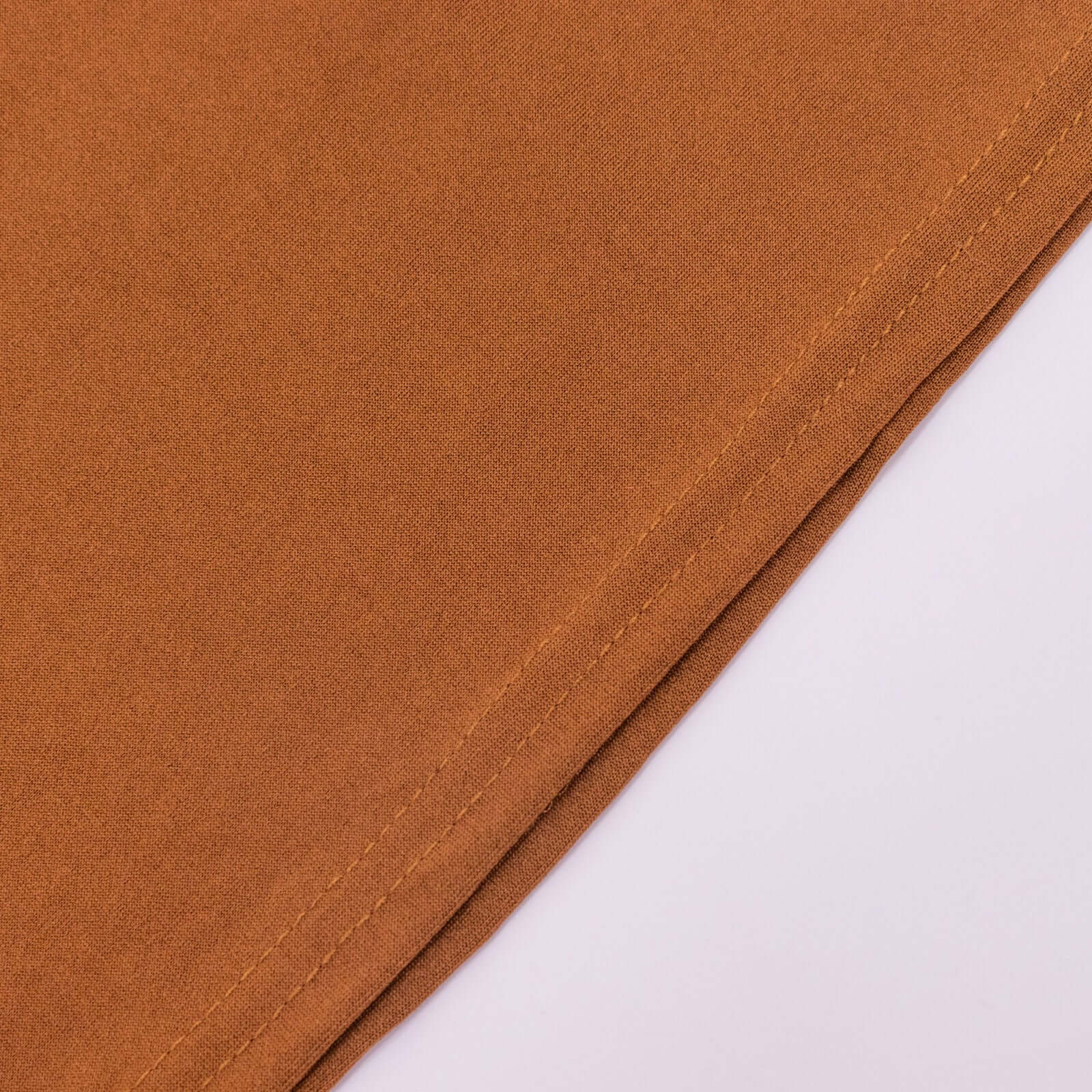 Set of 4 Matte Cinnamon Brown Spandex Half Moon Chiara Backdrop Stand Covers, Custom Fitted Wedding Arch Covers - 2.5ft,5ft,6ft,7ft
