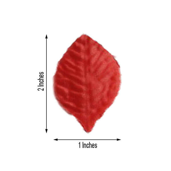 144 Red Burning Passion Leaves
