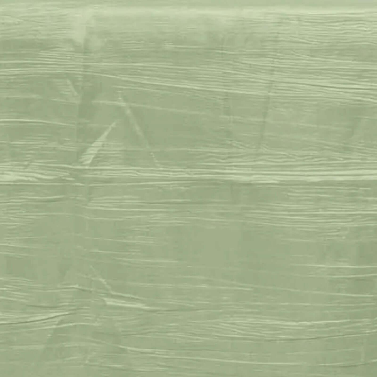 Taffeta 90"x156" Rectangle Tablecloth Sage Green - Accordion Crinkle Seamless Table Cover
