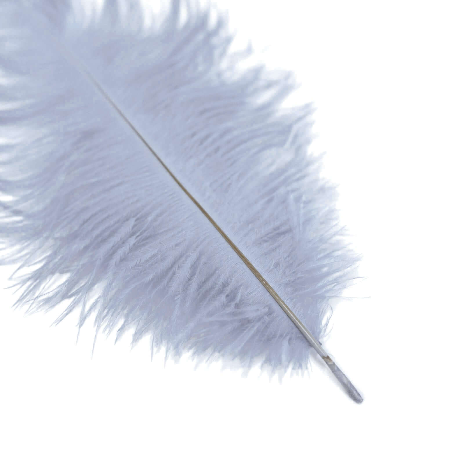 12 Pack 13"-15" Dusty Blue Natural Plume Real Ostrich Feathers, DIY Centerpiece Fillers