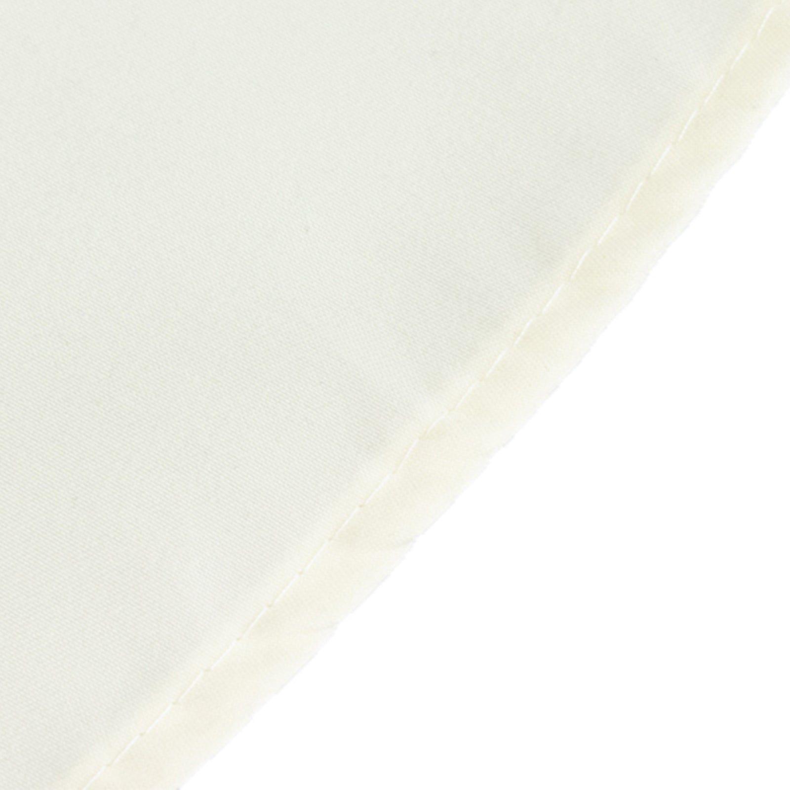 Cotton Blend 108" Round Tablecloth Ivory - Wrinkle-Resistant Design