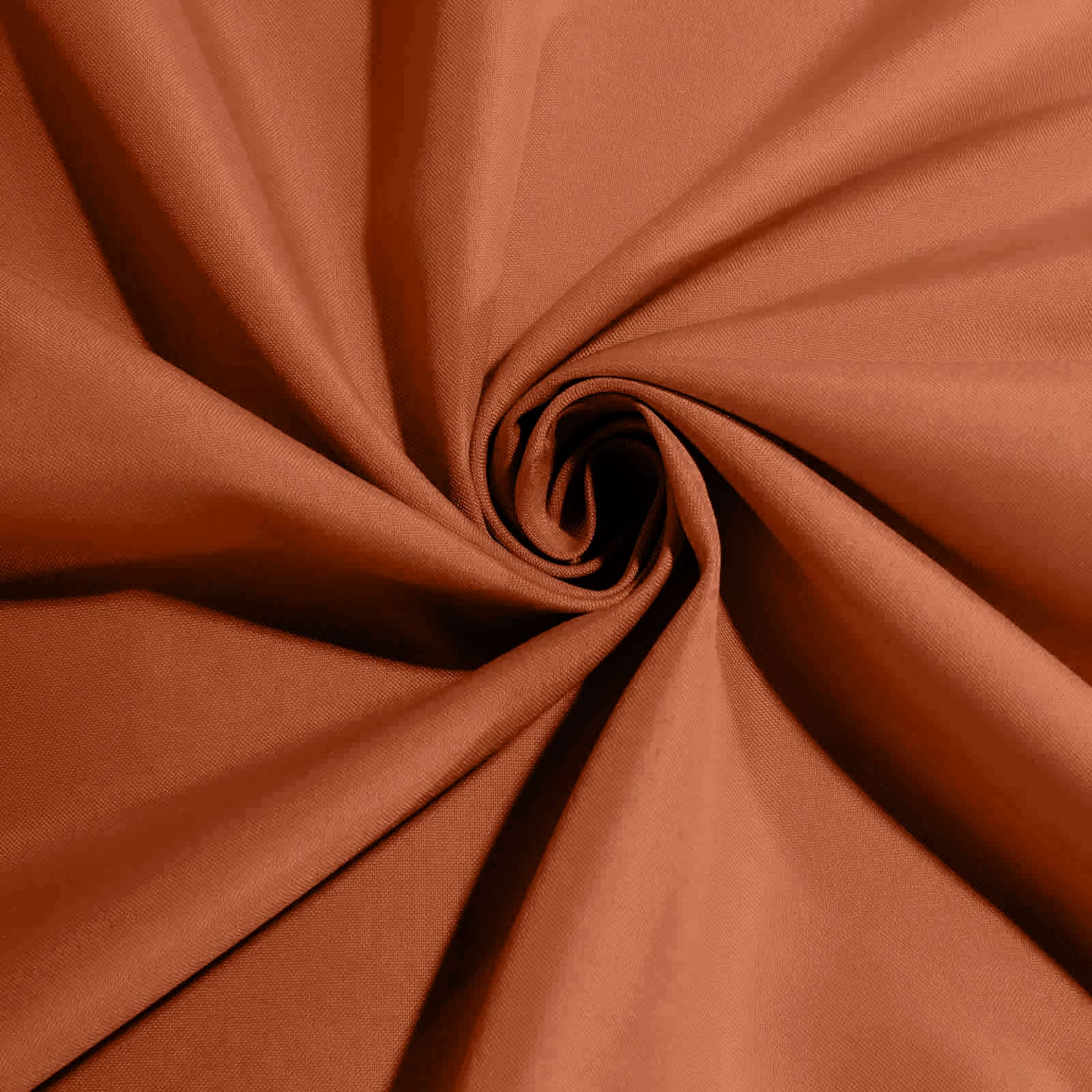5 Pack Polyester 17"x17" Napkins Terracotta (Rust) - Durable & Wrinkle Resistant Dinner Napkins