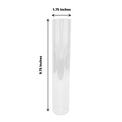 2-Pack Clear Glass Candelabra Shades Open End Hurricane Design - Sophisticated Table Centerpiece 10"