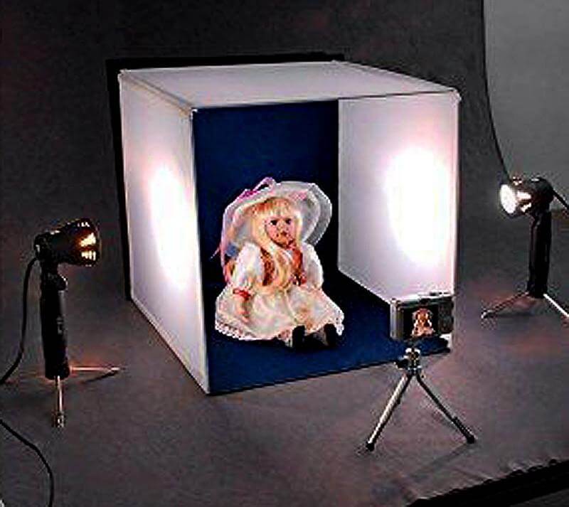 16"x16" Table Top Photo Studio Lighting Tent Box Kit, Photography Prop Shoot Set