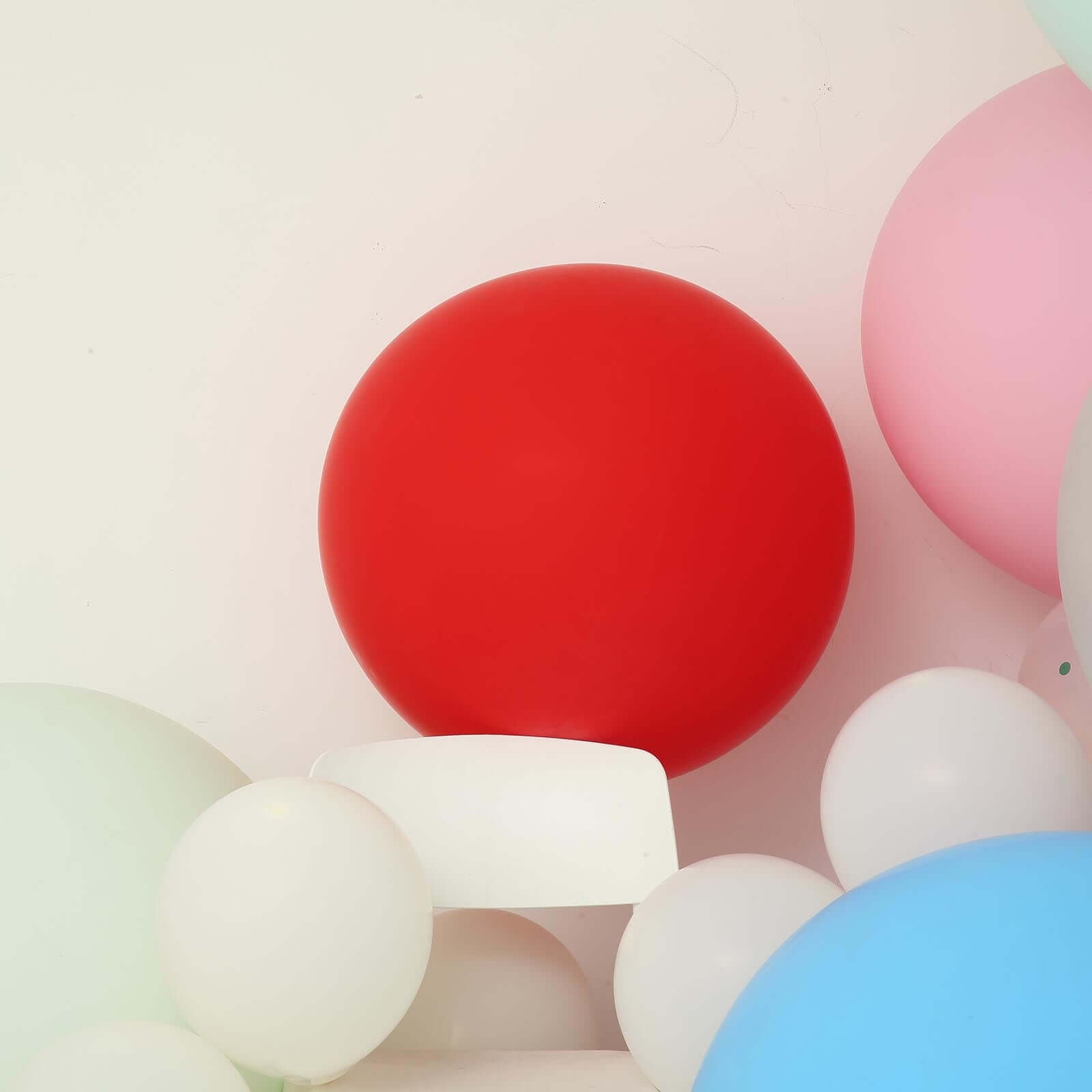 2 Pack 32" Large Matte Red Helium or Air Premium Latex Balloons