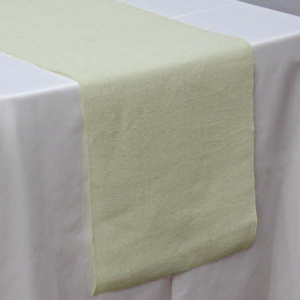 Burlap Jute 14"x108" Table Runner Ivory - Rustic Boho Chic Tabletop Decor