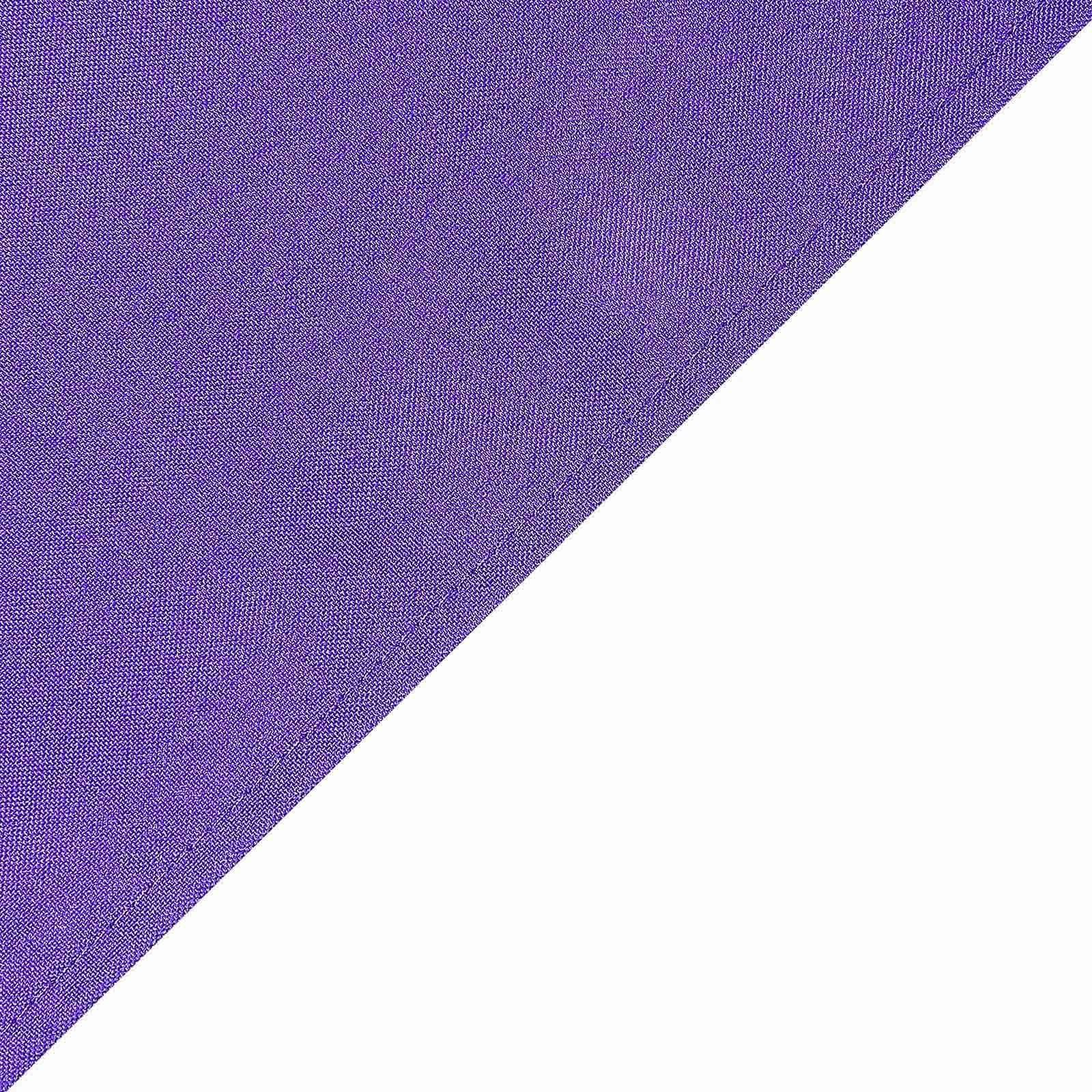 Polyester Square 90"x90" Tablecloth Purple - Wrinkle-Resistant & Durable Table Cover