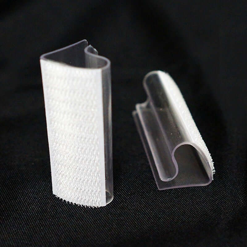 12Pcs 0.4" Adjustable Large Plastic Table Skirt Clips