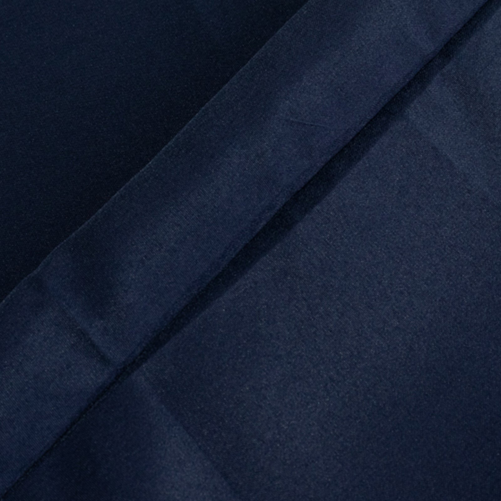 Fitted Polyester 72"x30" Rectangle Tablecloth Navy Blue with Open Back Design - Easy to Maintain and Wrinkle-Resistant Table Cover