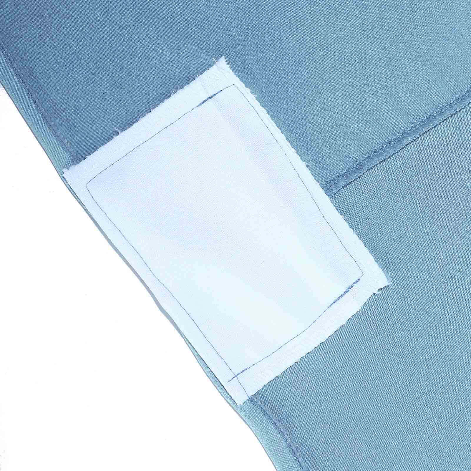 Stretch Spandex 96"x30" Rectangle Table Cover Dusty Blue - Durable Form-Fitting Tablecloth