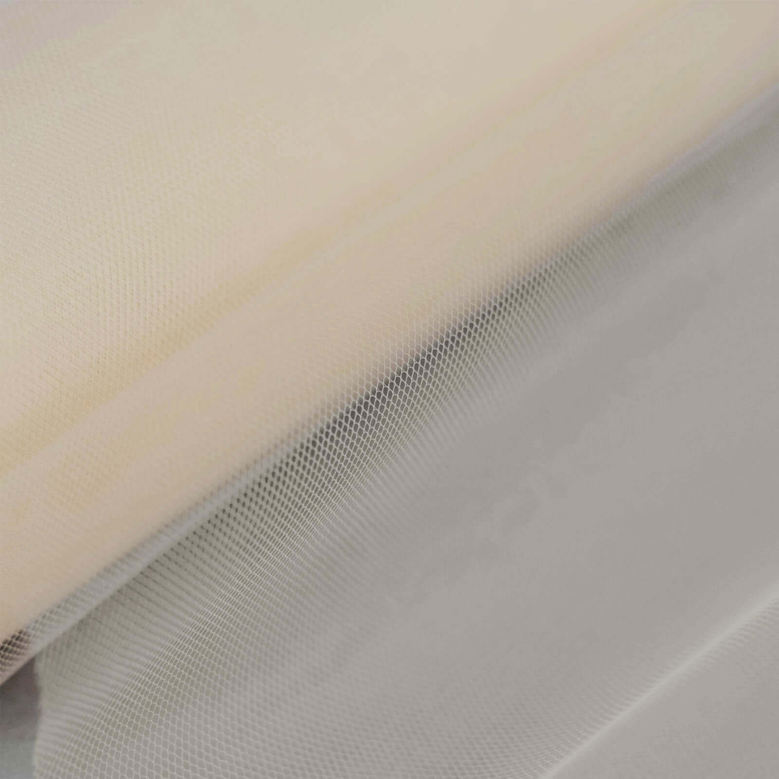 12"x100 Yards Beige Tulle Fabric Bolt, Sheer Fabric Spool Roll For Crafts