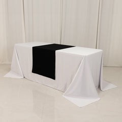 Wide Premium Polyester 24"x72" Table Runner Black - Sublimation Printable Banner