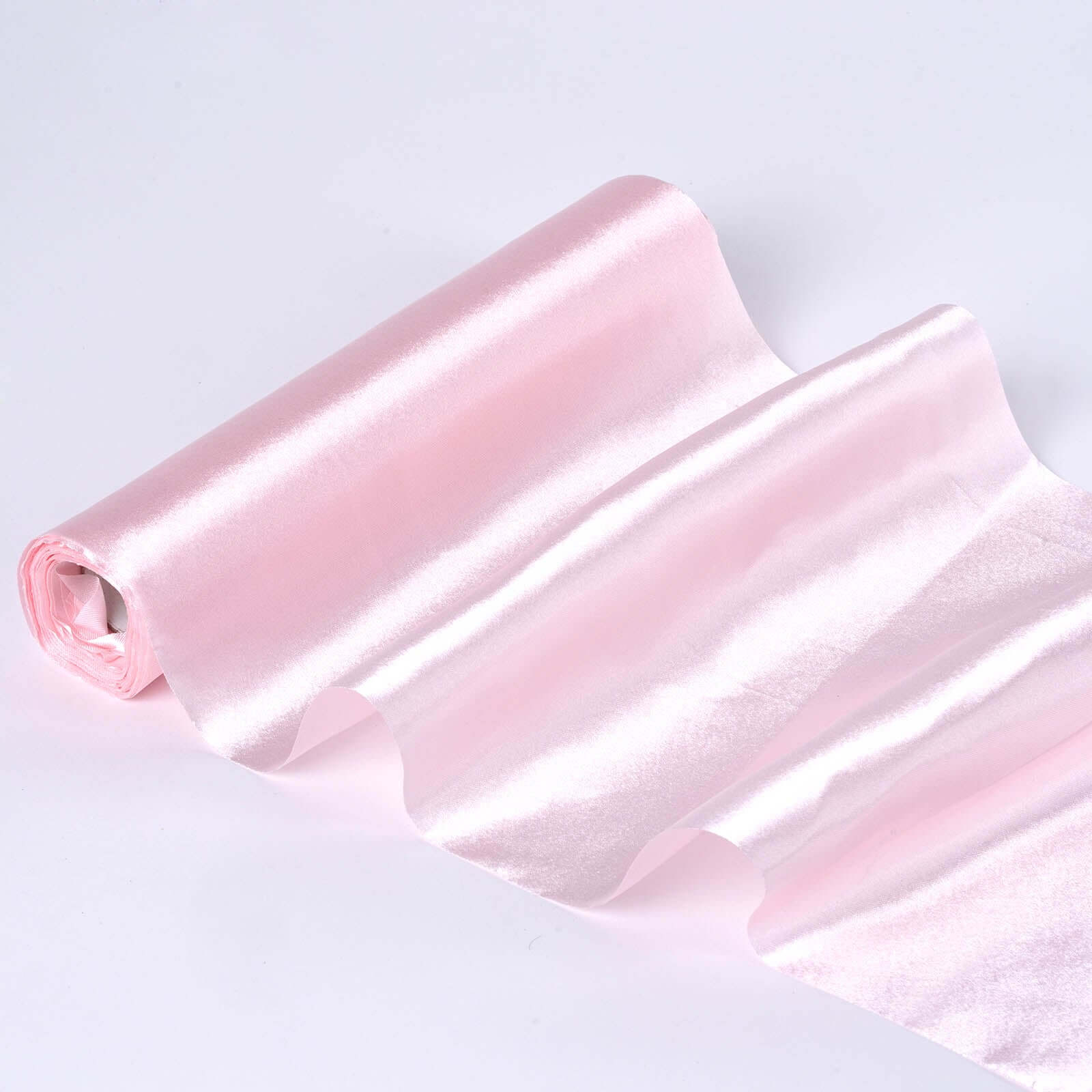 12"x10 Yards Blush Satin Fabric Bolt, DIY Craft Wholesale Fabric