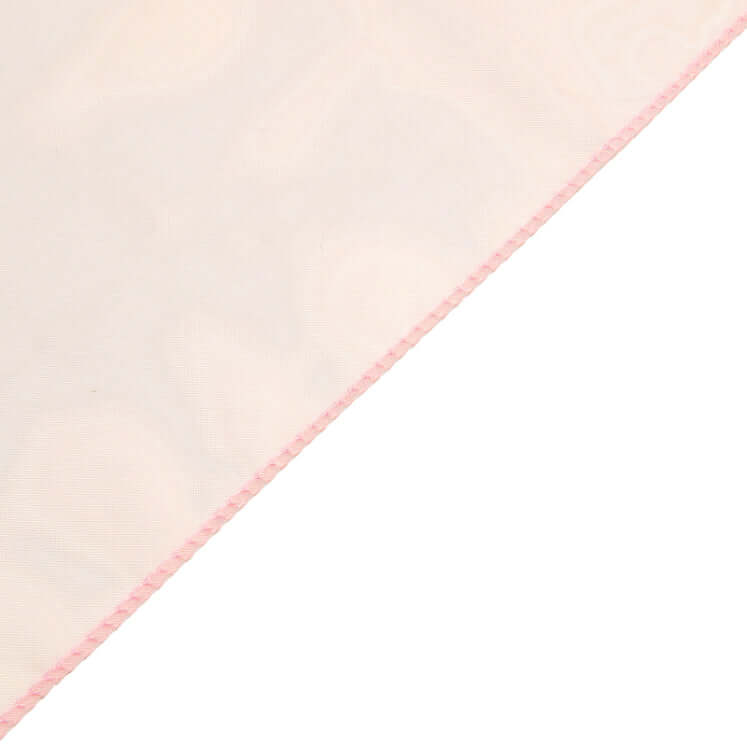 18ft Blush Sheer Organza Wedding Arch Drapery Fabric, Window Scarf Valance