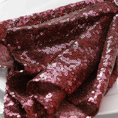 Sequin 20"x20" Napkin Burgundy - Shimmering Dinner Napkin