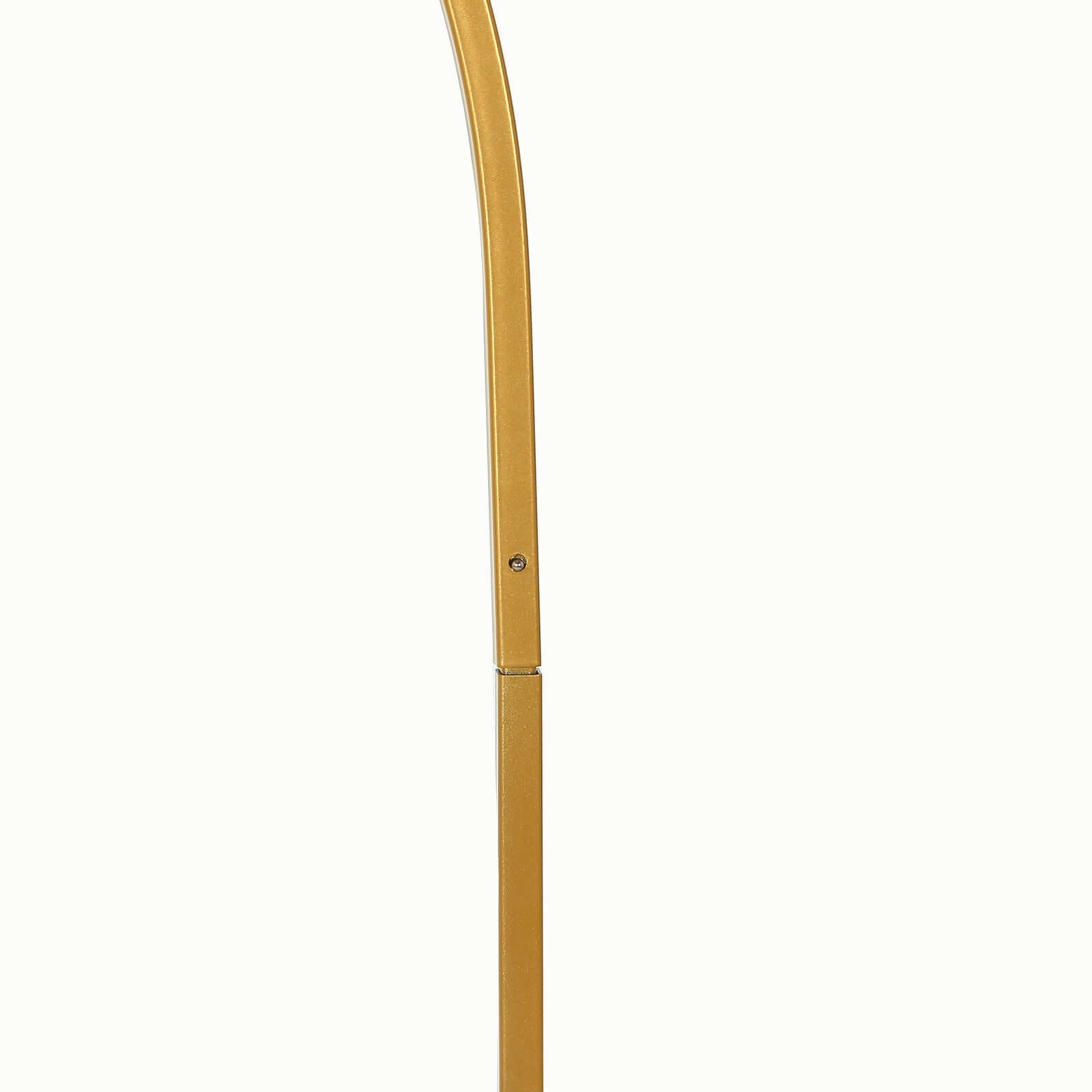 Set of 3 Chiara Arch Table Centerpieces Gold Metal - Detachable Flower Stand Frame for Weddings 20", 23", 35"