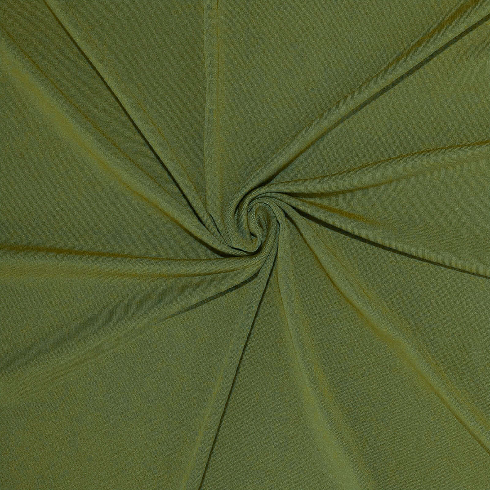 Stretch Spandex 6ft Rectangle Tablecloth Olive Green - Durable Form-Fitting Table Cover for Events & Presentations