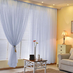 2 Pack Dusty Blue Sheer Chiffon Event Curtain Drapes, Durable Flame Resistant Premium Organza Backdrop Event Panels With Rod Pockets - 10ftx10ft